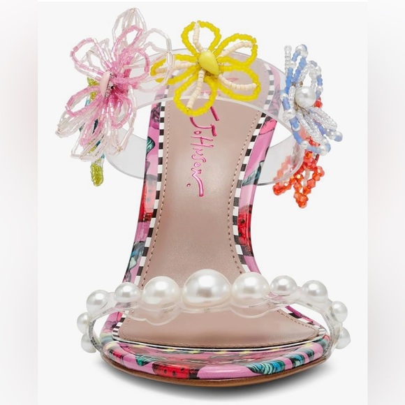 New Betsey Johnson womens Goldiee Heeled Sandal - Picture 2 of 14